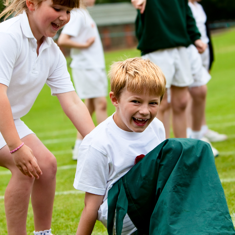 Kids at sports day
