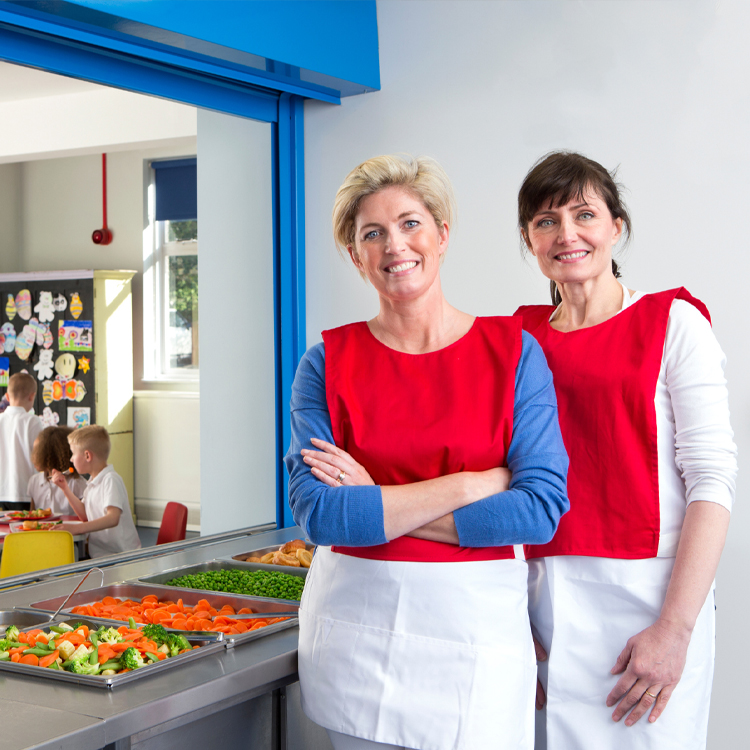 School catering team